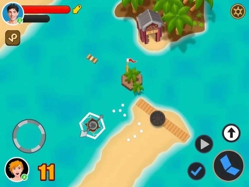 Goa Defense Master gameplay screenshot showing beach defense scenario